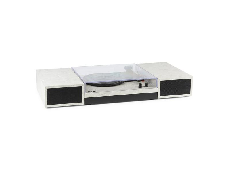 Fenton Plattenspieler RP165M Marmor Hi-Fi Plattenspieler mit Bluetooth
