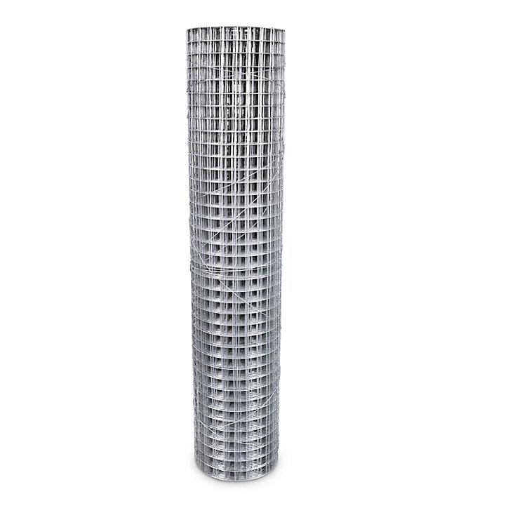 Grillage soudé Blooma maille 13 x 13 mm galva 5 x h.1 m