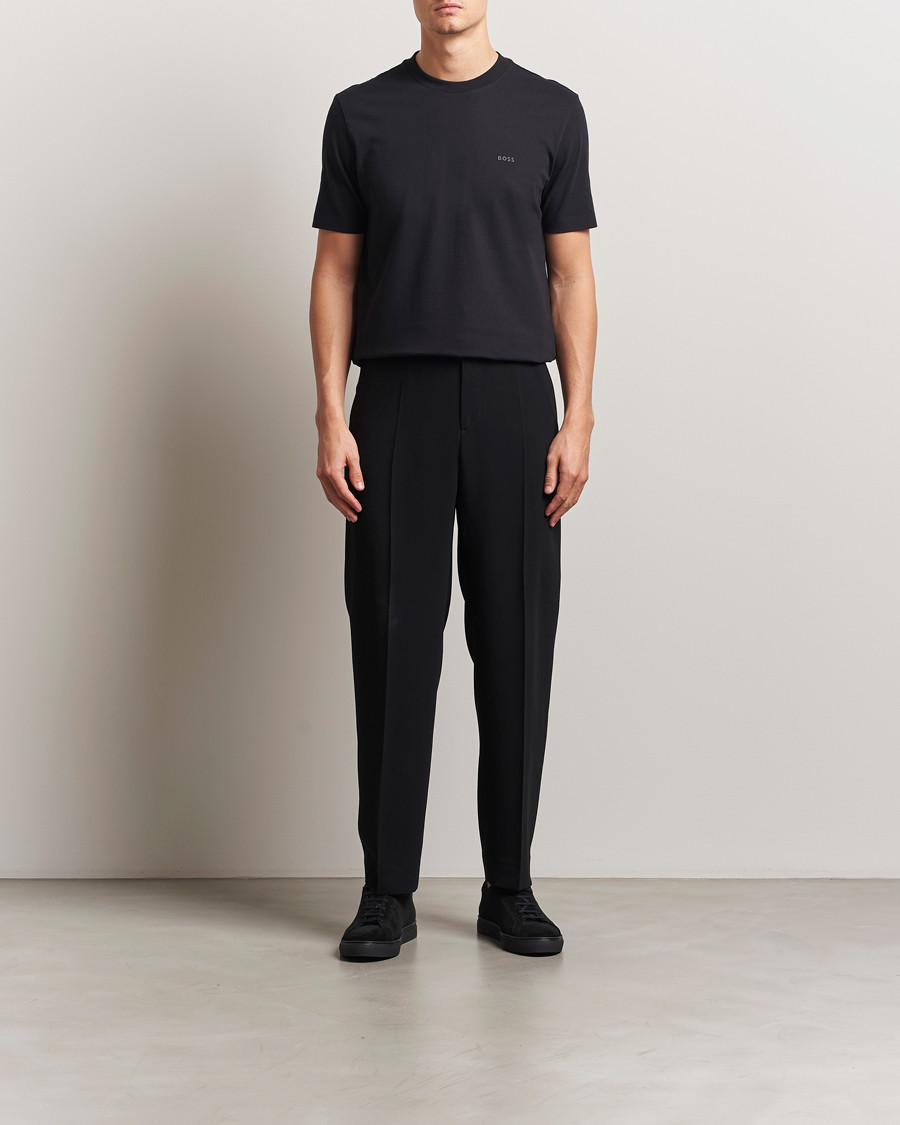 BOSS BLACK Thompson Crew Neck T-Shirt Black