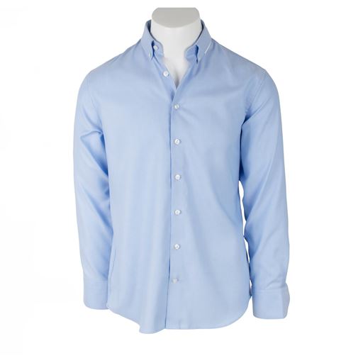 Nordstrand Oxfort Langærmet Skjorte, Solid Blue, 42
