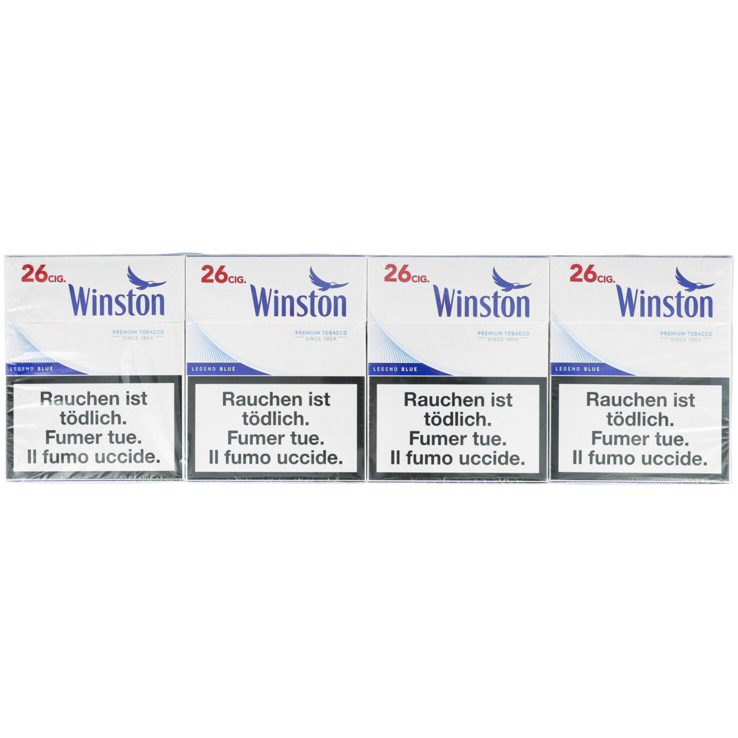 Winston Zigaretten Blue 26 Box