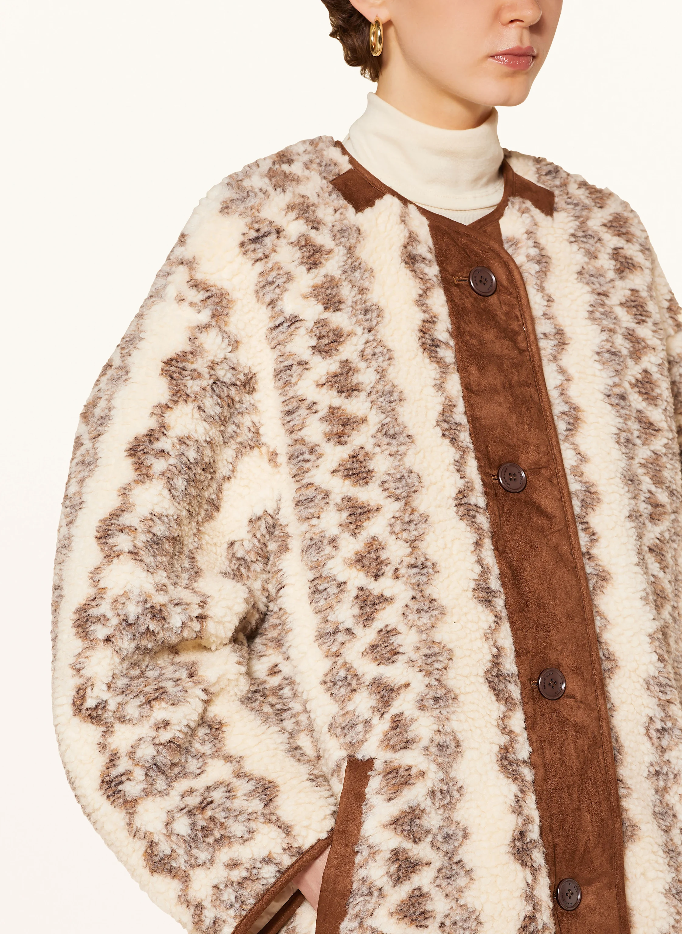 MARANT ÉTOILE Teddyfell-Jacke MEMMA zum Wenden