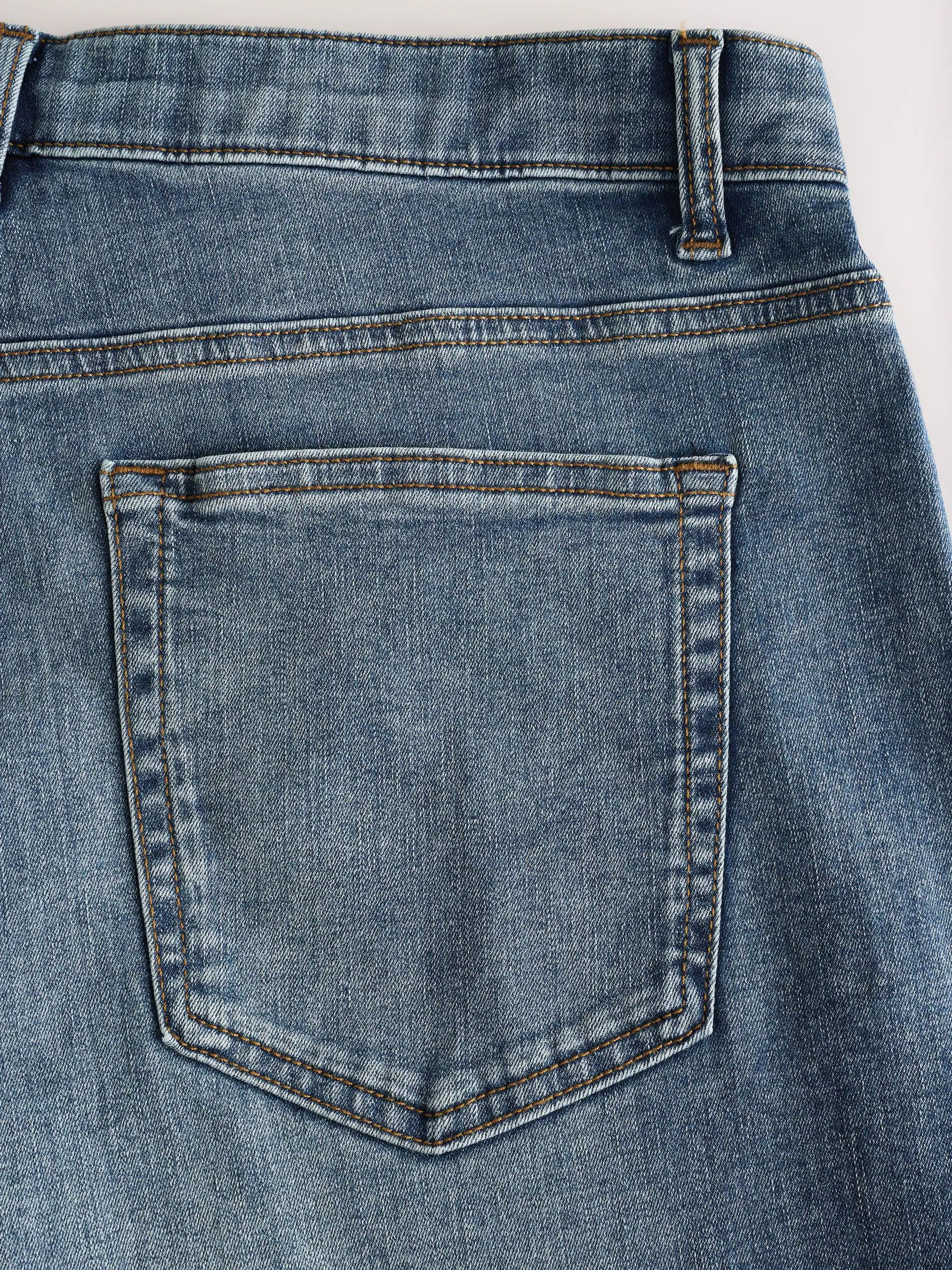 Blauw/grijs - Baggy pasvorm - Klassieke stretchy jeans