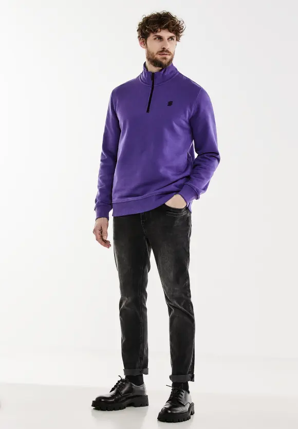 Troyer Sweatshirt - ultra violet