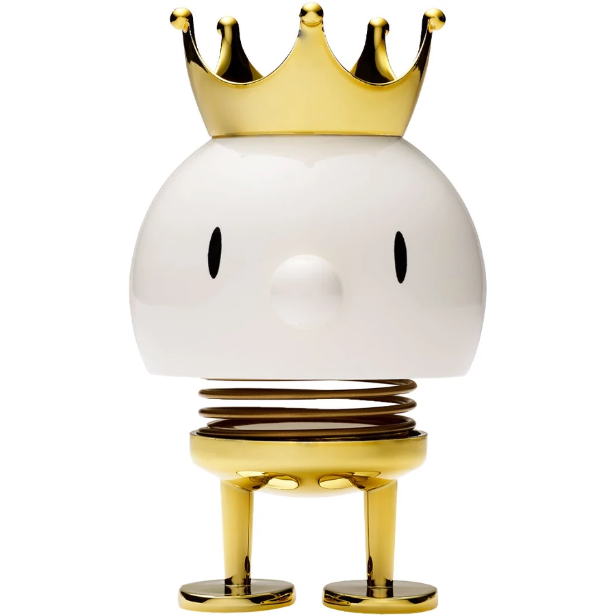 Hoptimist Dekofigur King 11,4 cm weiß