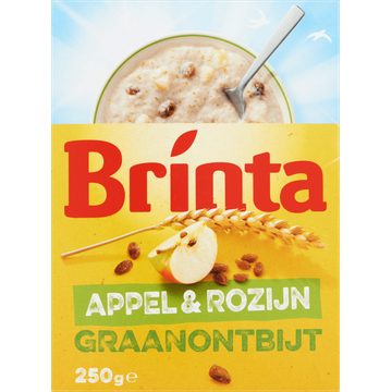 Brinta Graanontbijt appel-rozijn 250 g