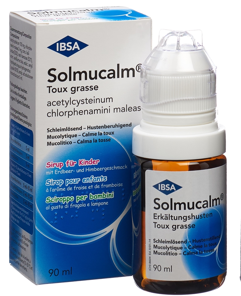 SOLMUCALM Erkältungshusten Sirup Kind Fl 90 ml