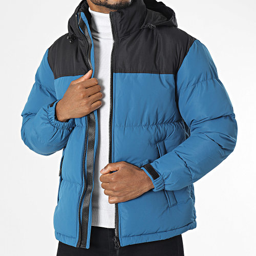 Doudoune Capuche Bleu