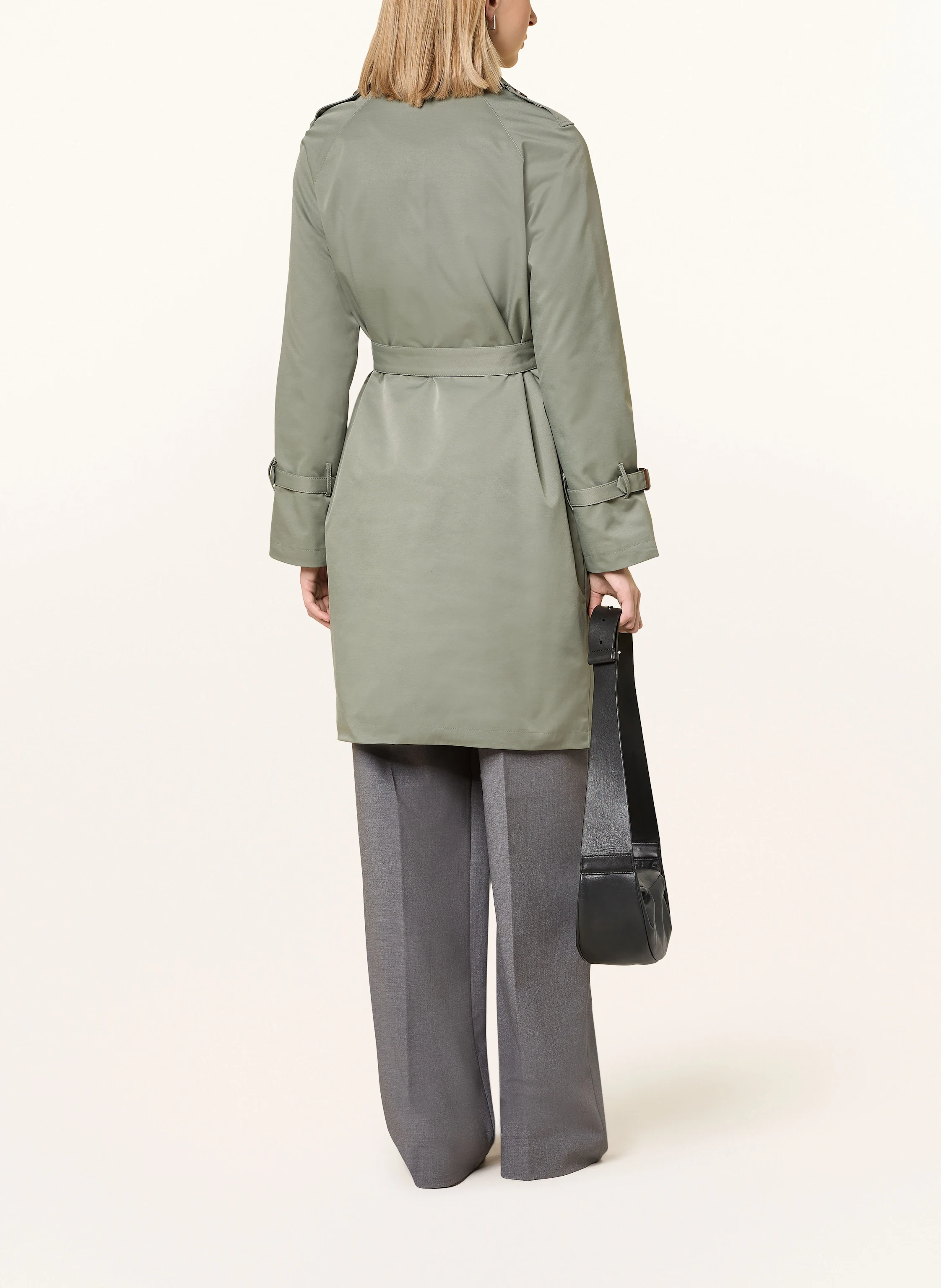 monari Trenchcoat mit Schmucksteinen