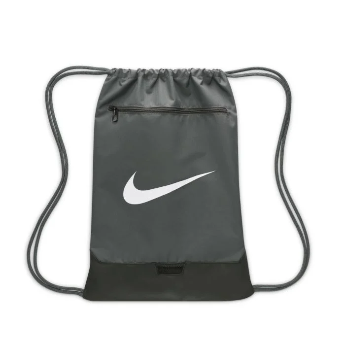 Nike Unisex Rygsække og tasker Brasilian 9,5 Gymsack 18L Grå