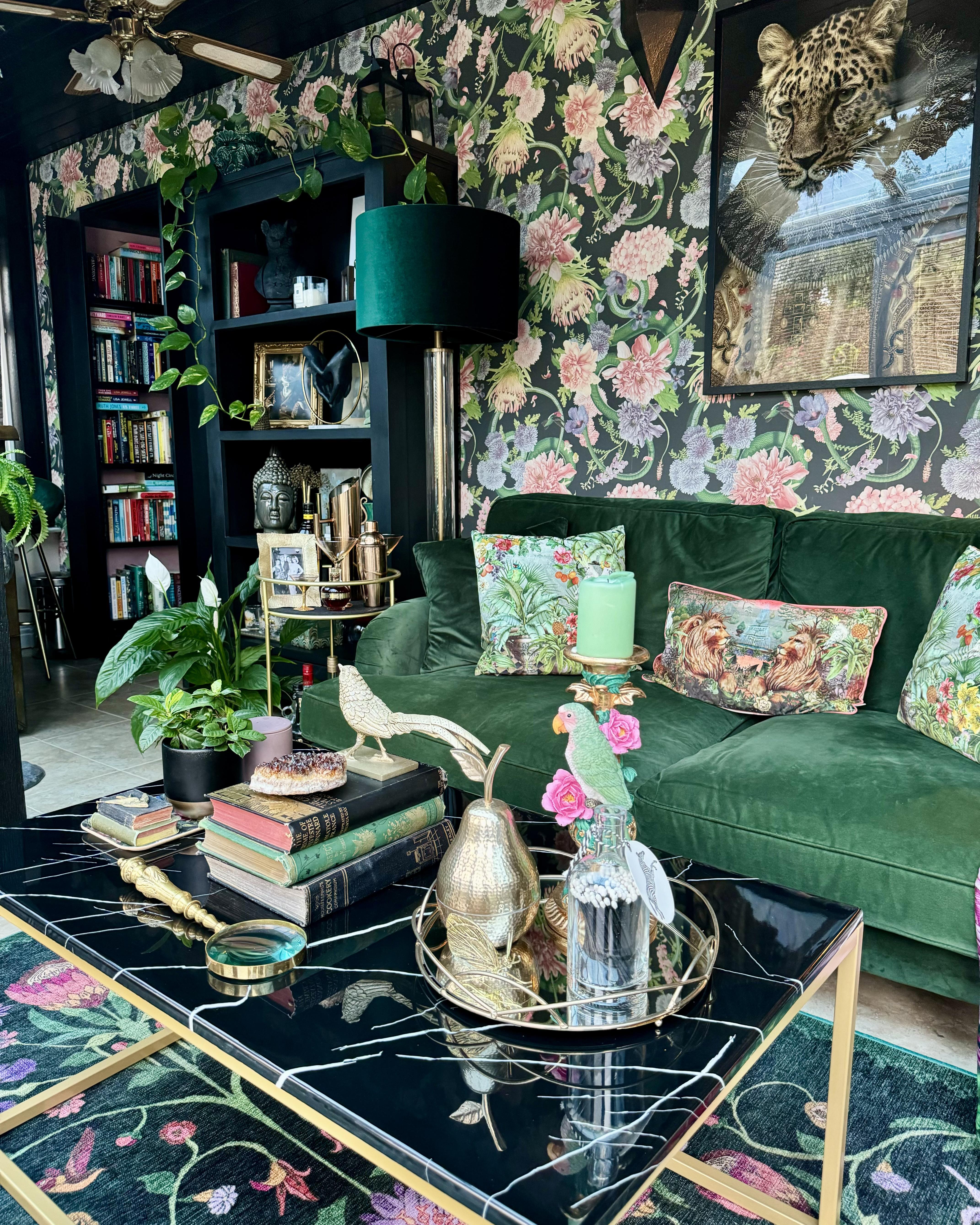 Salontafel DELANO Zwart/goud