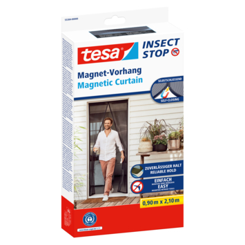 tesa Insect Stop magnetische deurhor 90x220 cm antraciet