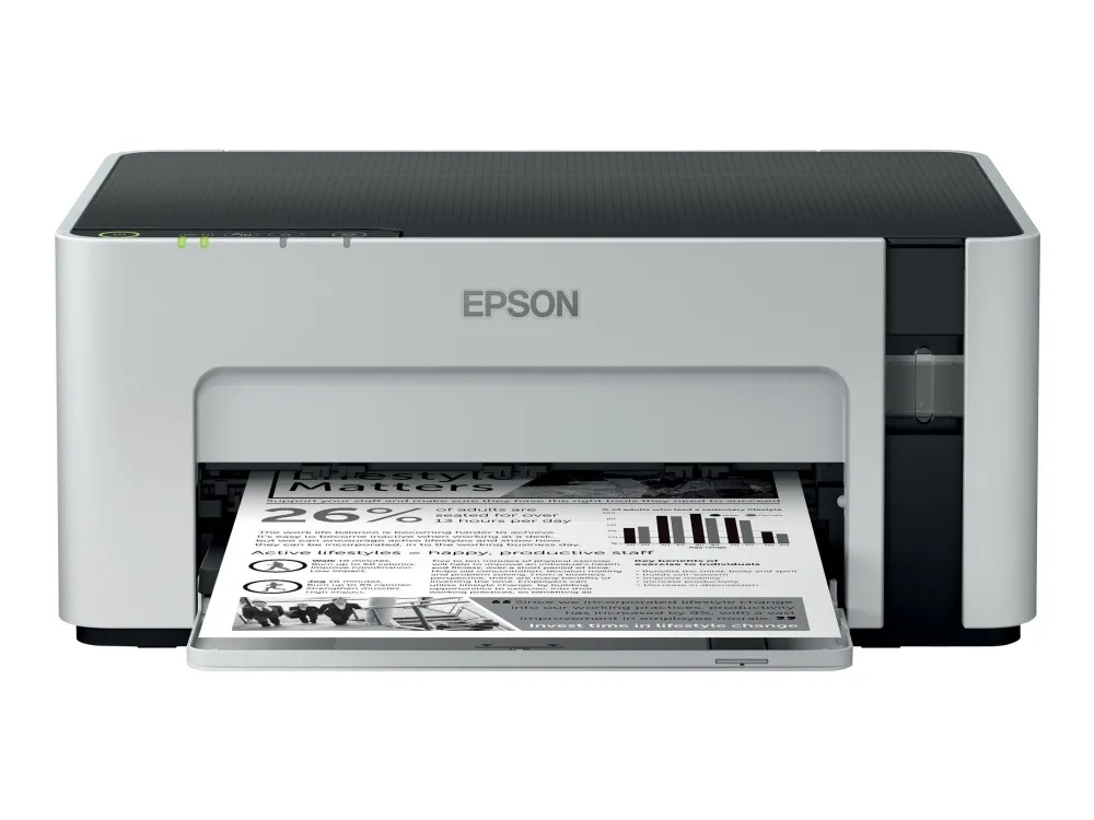 Epson EcoTank ET-M1120 - Printer - S/H - blækprinter - kan genopfyldes - A4/Legal - 1440 x 720 dpi - op til 15 spm - kapacitet: 150 ark - USB 2.0