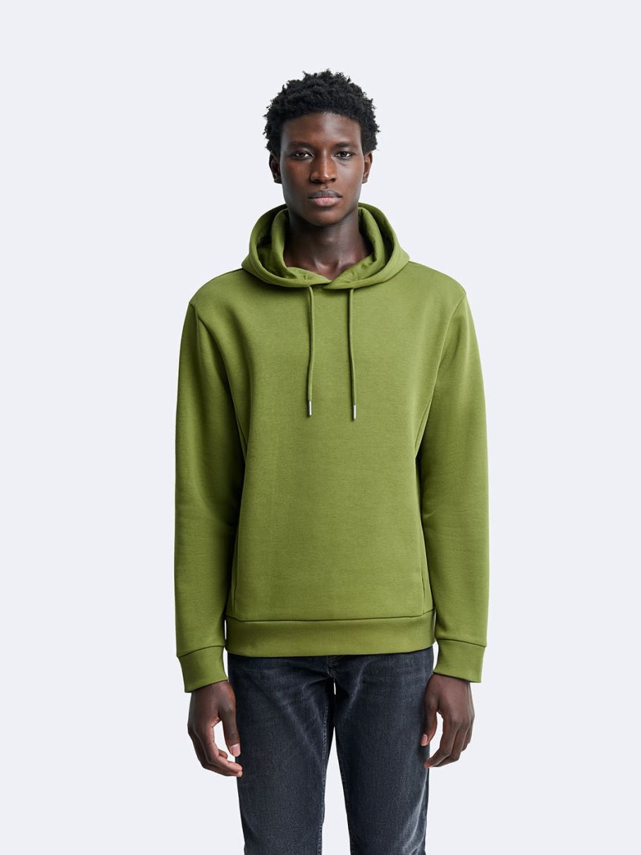 Sweat à capuche uni