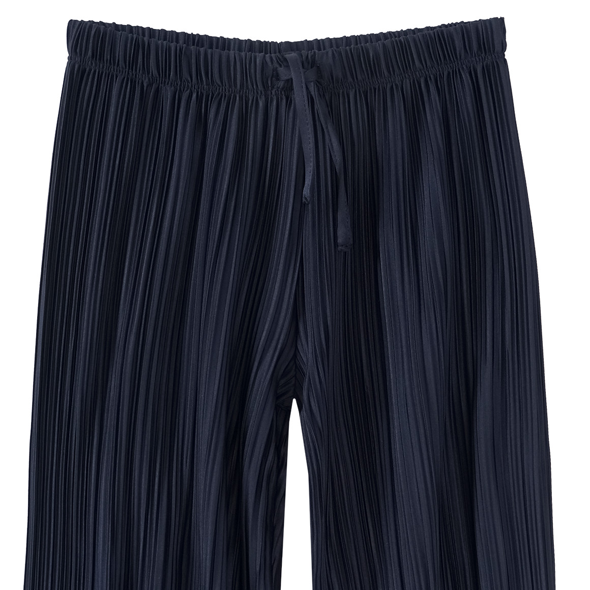 Topolino Mädchen Hose mit Plissee-Struktur dunkelblau
