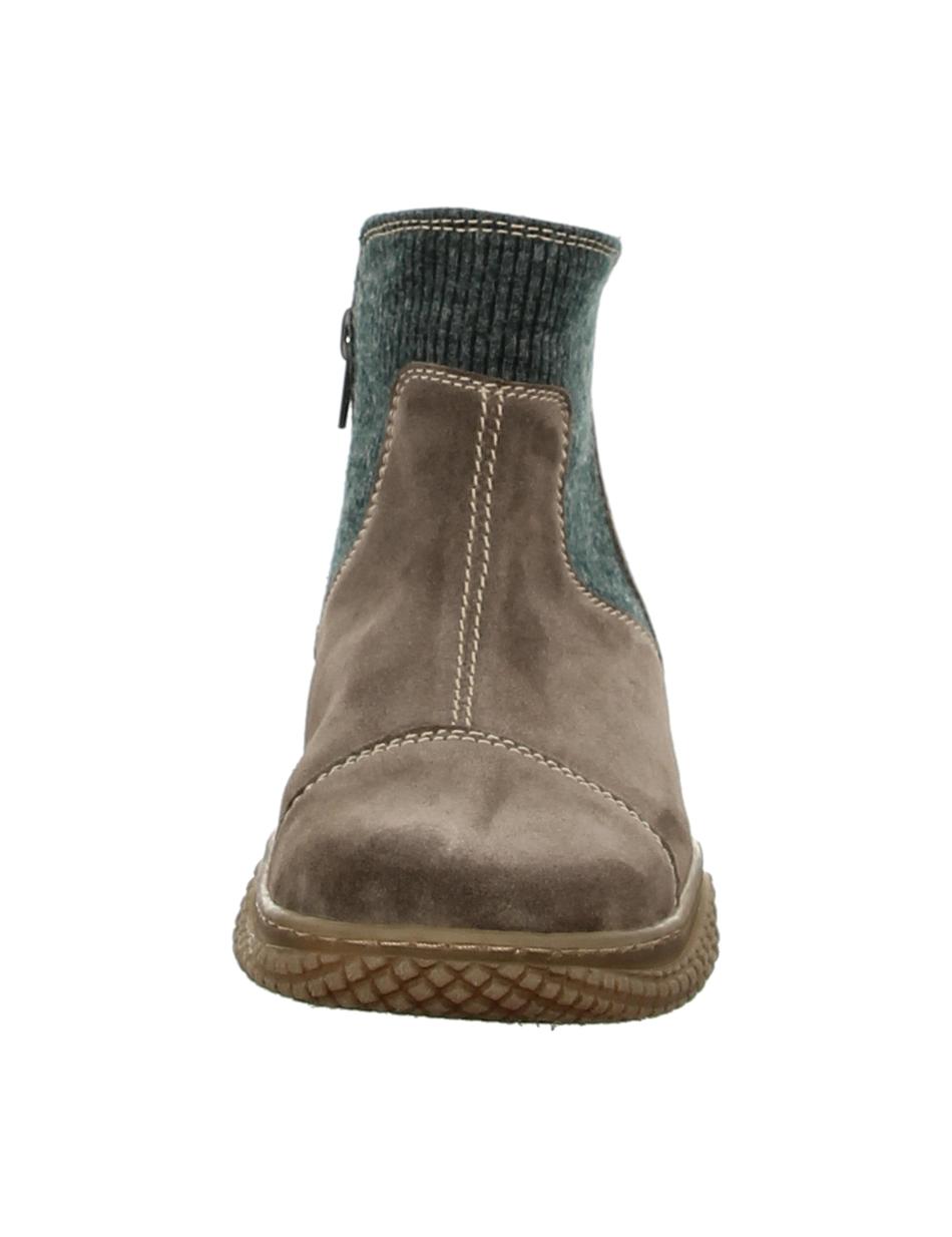Stiefelette Amelie 08, grau-kombi