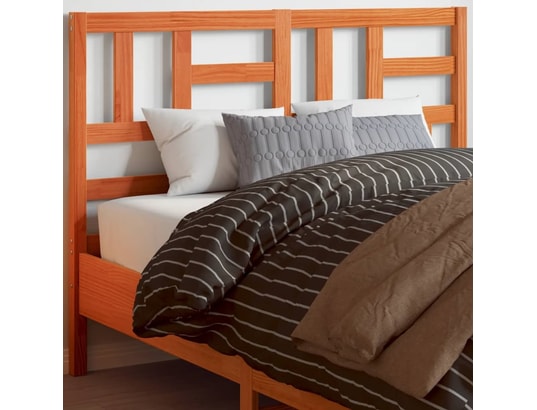 VIDAXL - Tête de lit cire marron 180 cm bois massif de pin