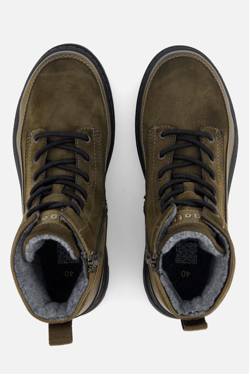 Bugatti Pallario Comforta Veterboots groen Suede