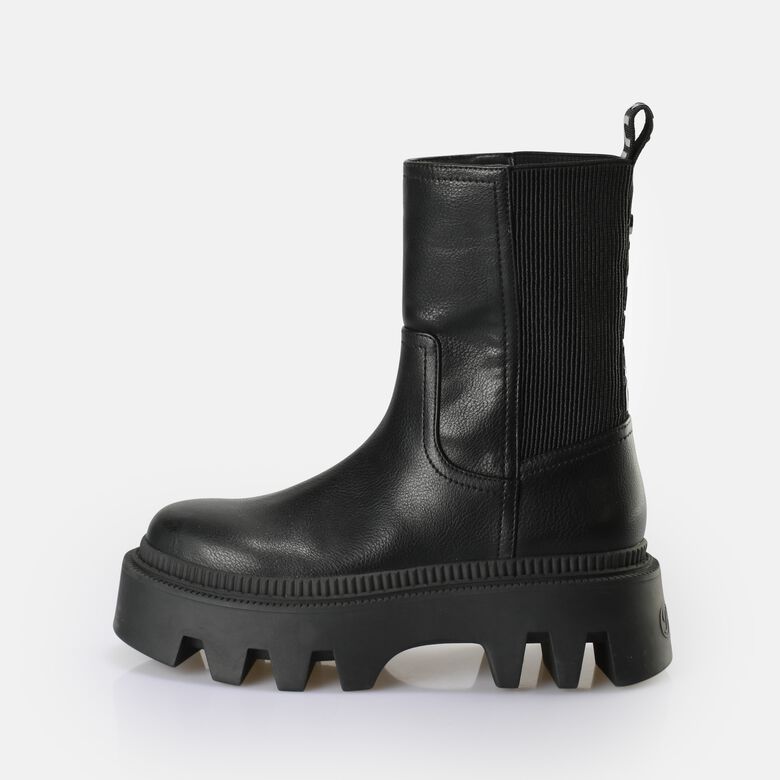 Flora Chelsea HI Bottes vegan, noir
