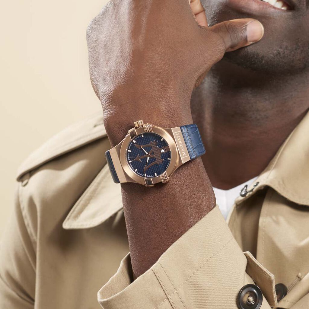 Montre Maserati Potenza Bleu