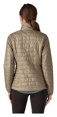 Doudoune Femme Patagonia Nano Puff Beige
