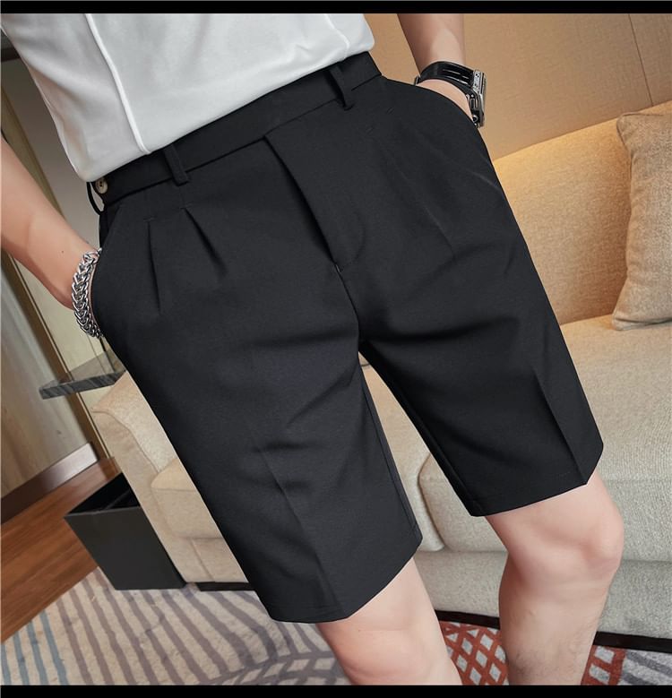 Deepwood - Hoge taille effen korte jurk