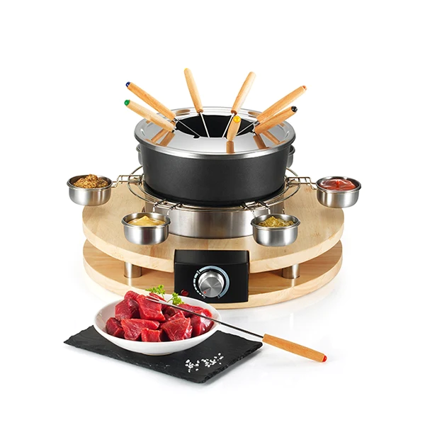 Appareil à fondue 8 personnes Kitchen Chef Professional