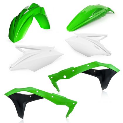 Kit plastiques Acerbis Couleur - Vert / Blanc