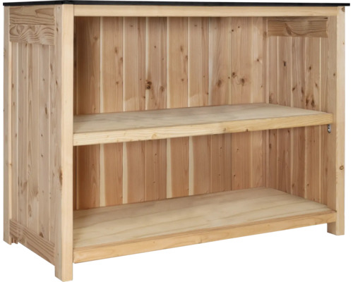 Tuinkast/buitenkeuken Konsta type 603 Douglasspar dressoir zonder deur 120 x 58 x 92 cm naturel