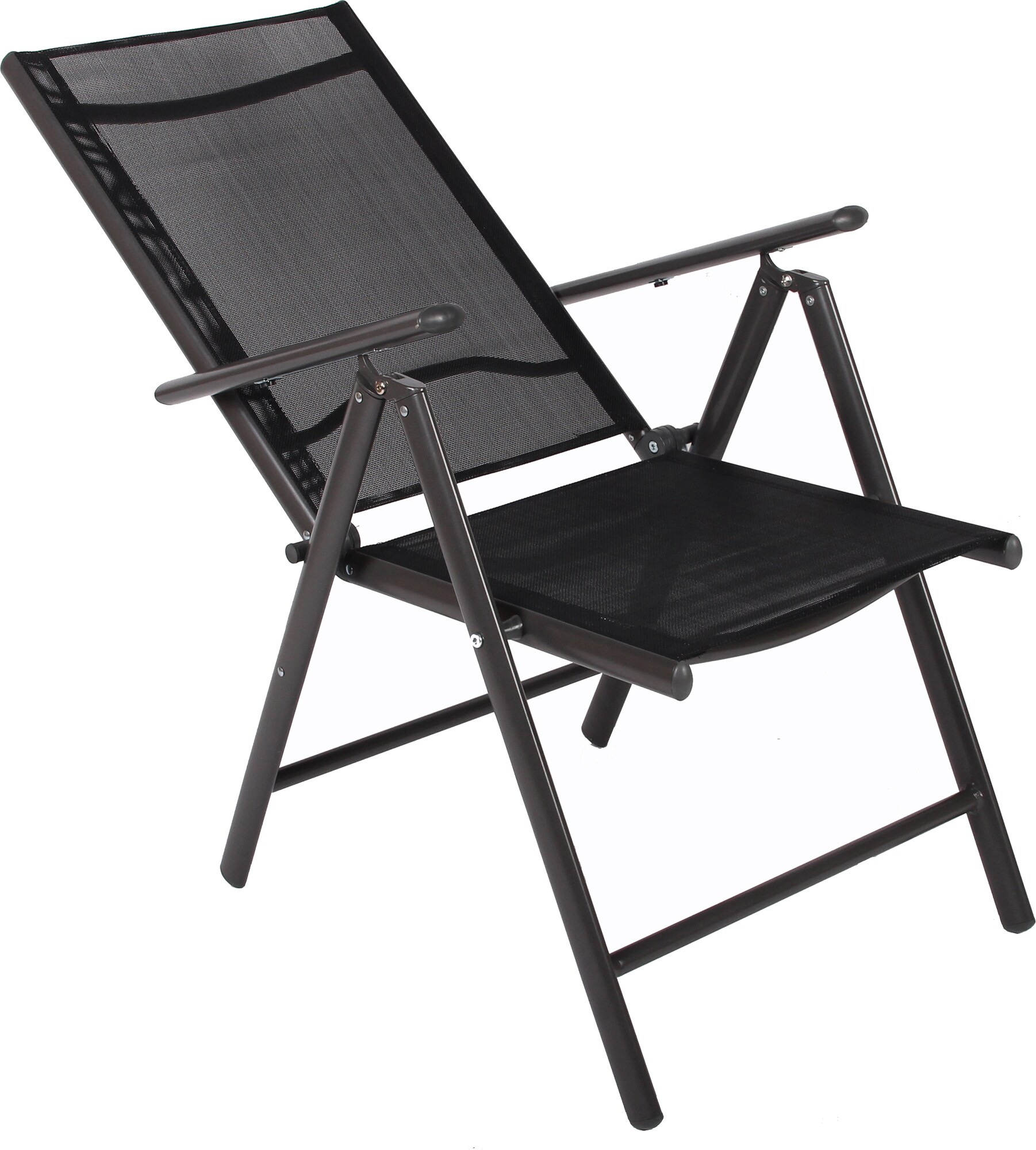 VCM 2er Set Aluminium Gartenstuhl Alu Hochlehner Balkonstuhl Camping Klappstuhl