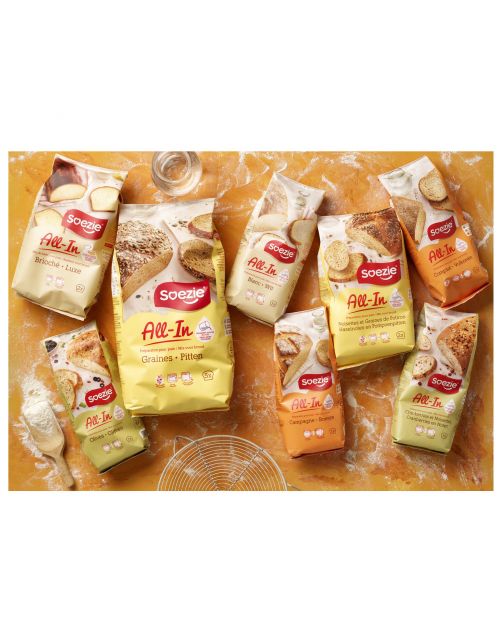 Soezie All-In Wit Brood - Bakproducten - 2.5 kg