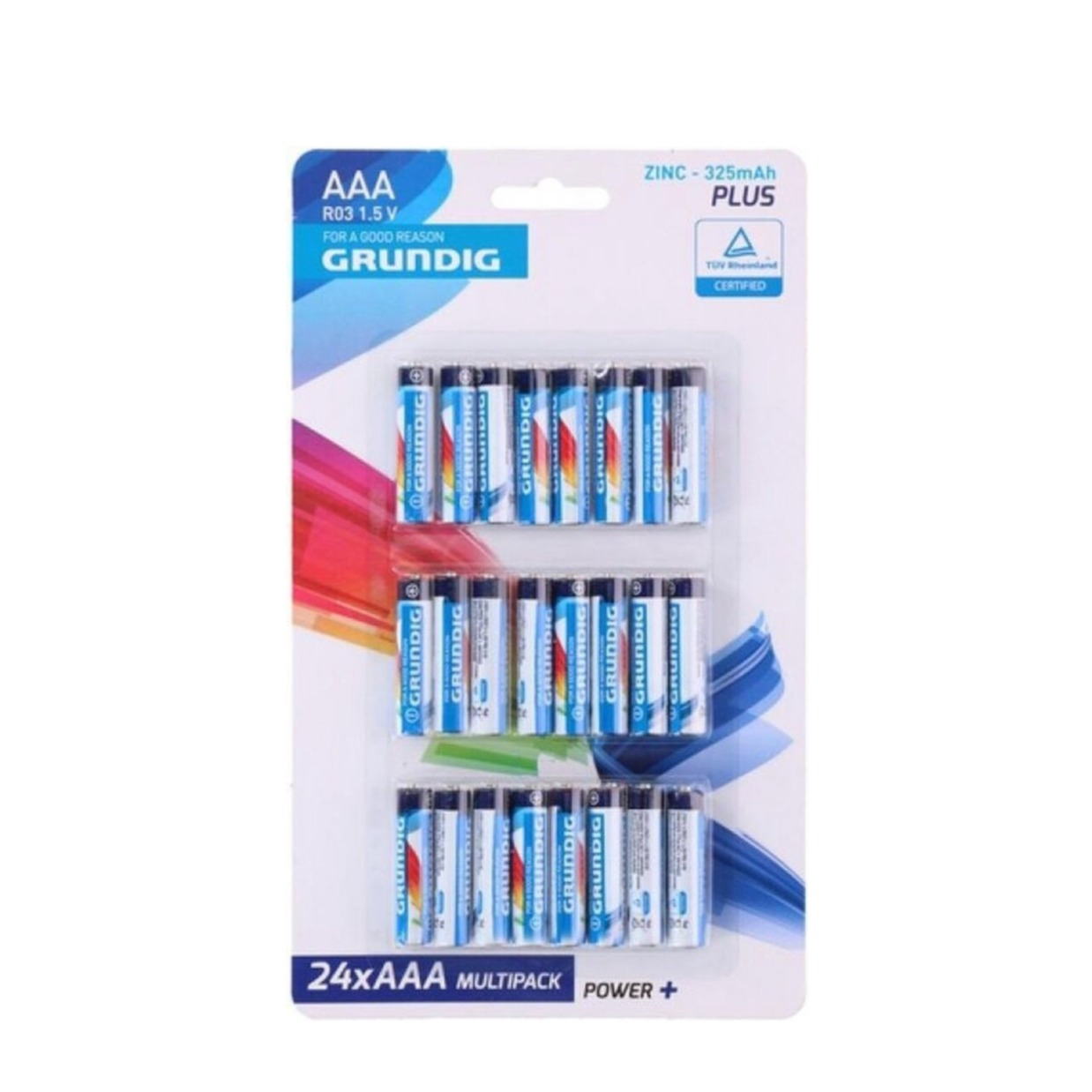 (24er Set) AAA R03 Zinc Alkaline Batterie 1.5V
