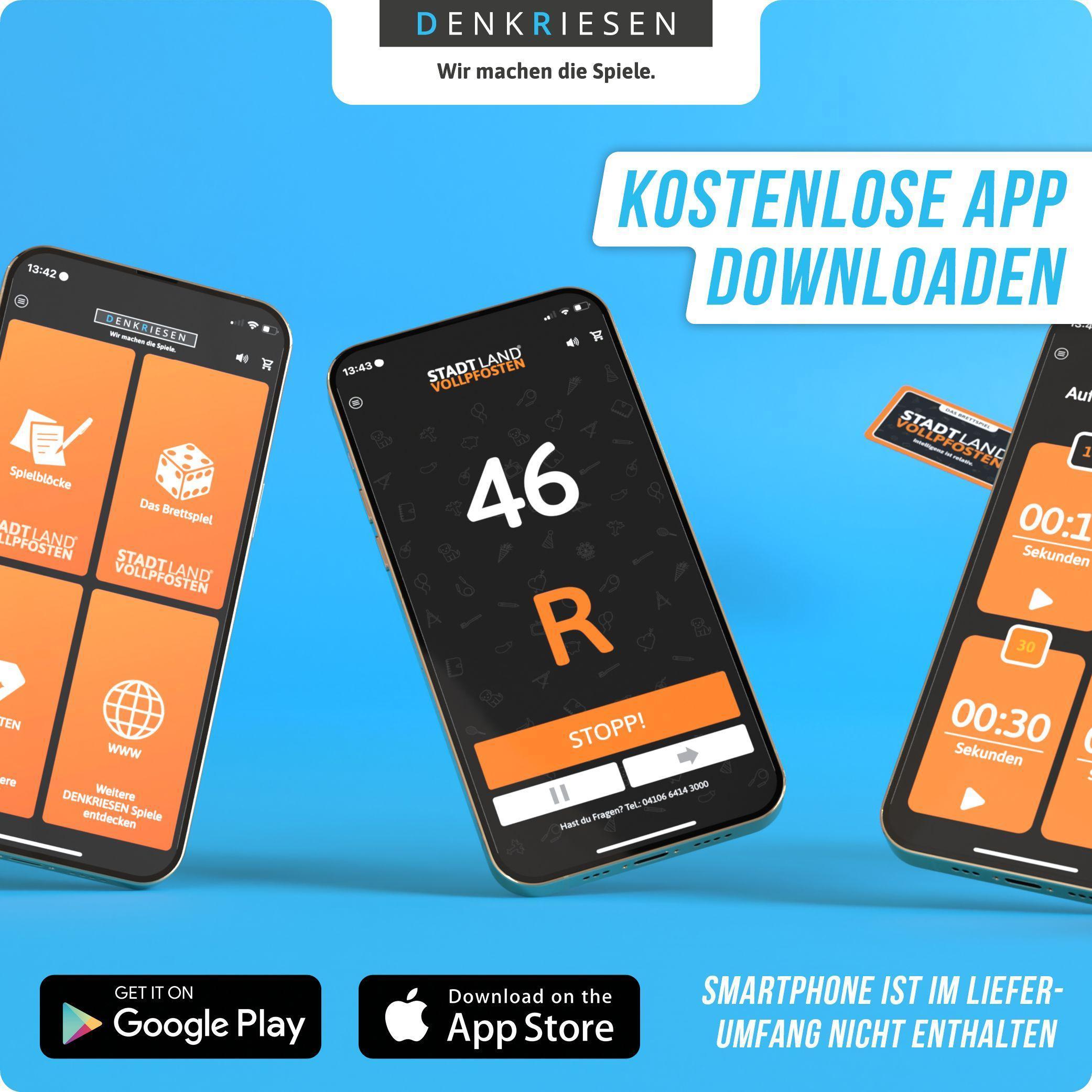 Denkriesen - STADT LAND VOLLPFOSTEN® - BEST AGER EDITION (Spiel)