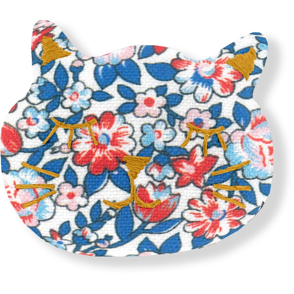 Barrette Miaou London Fleuri