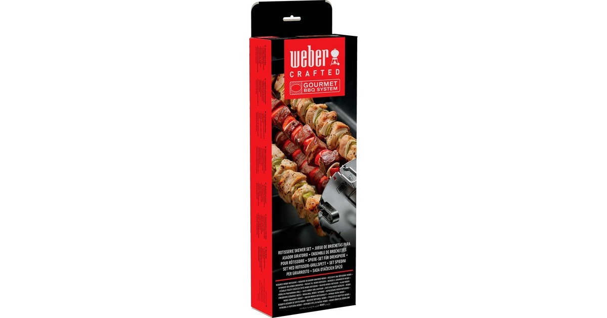 WeberCRAFTED Braadspiesenset  (Roestvrij staal)