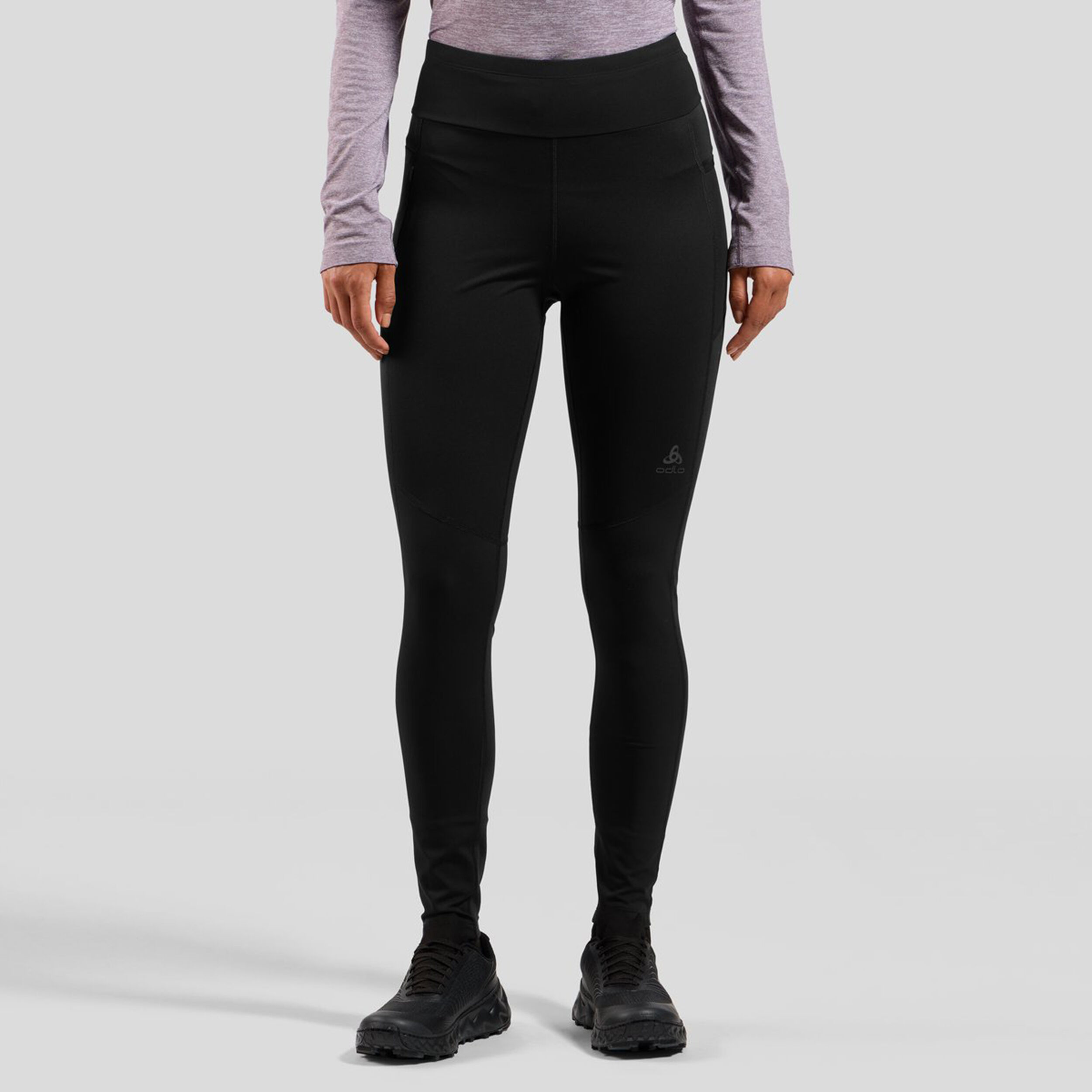 Odlo Zeroweight Warm Collant De Course Femmes - Noir