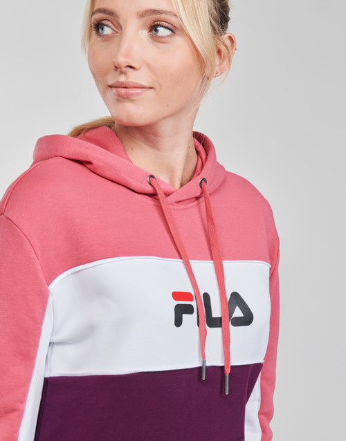 Fila - AQILA HOODY - Rose / Blanc / Violet