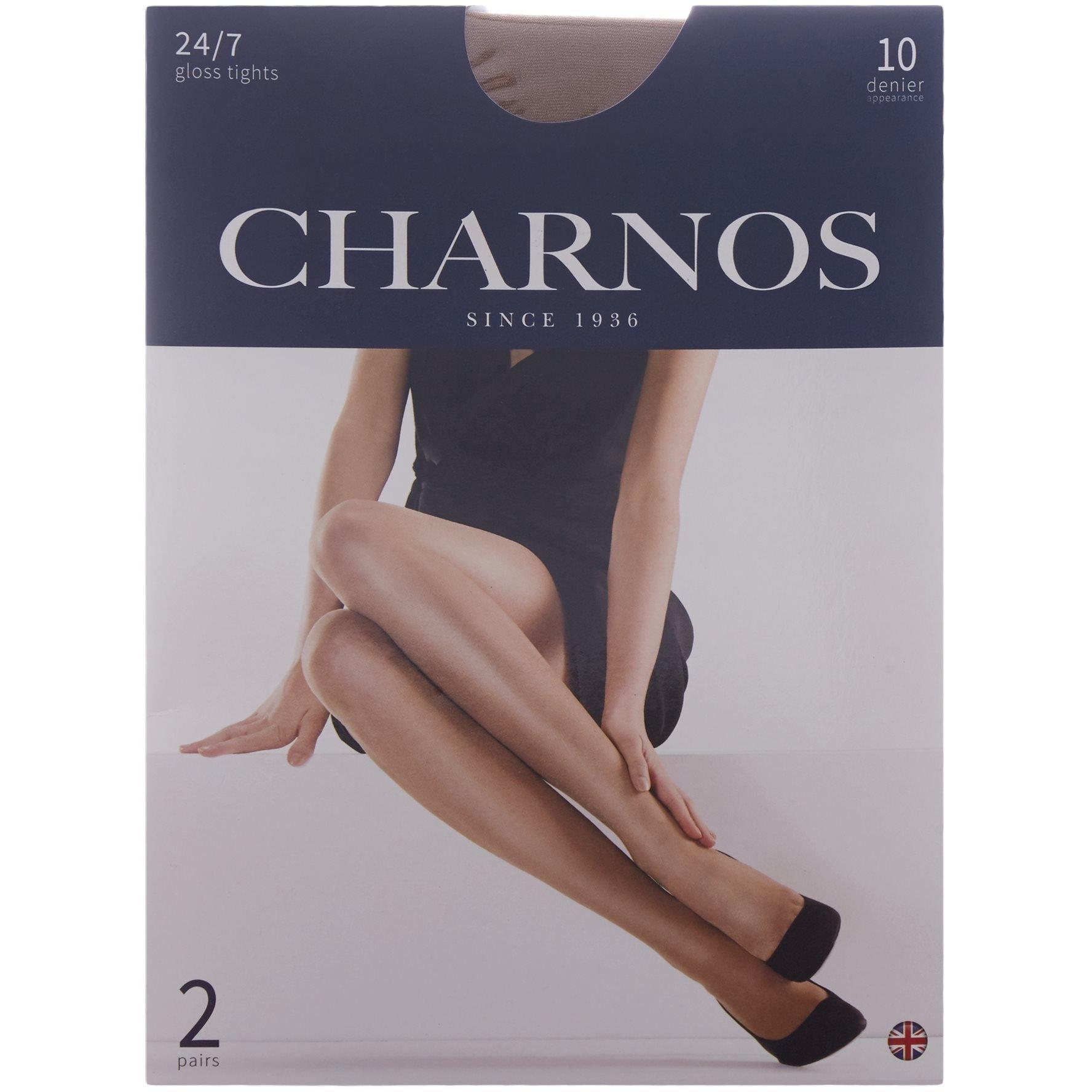 Charnos 24/7 2 pair pack 10 denier sheer tights