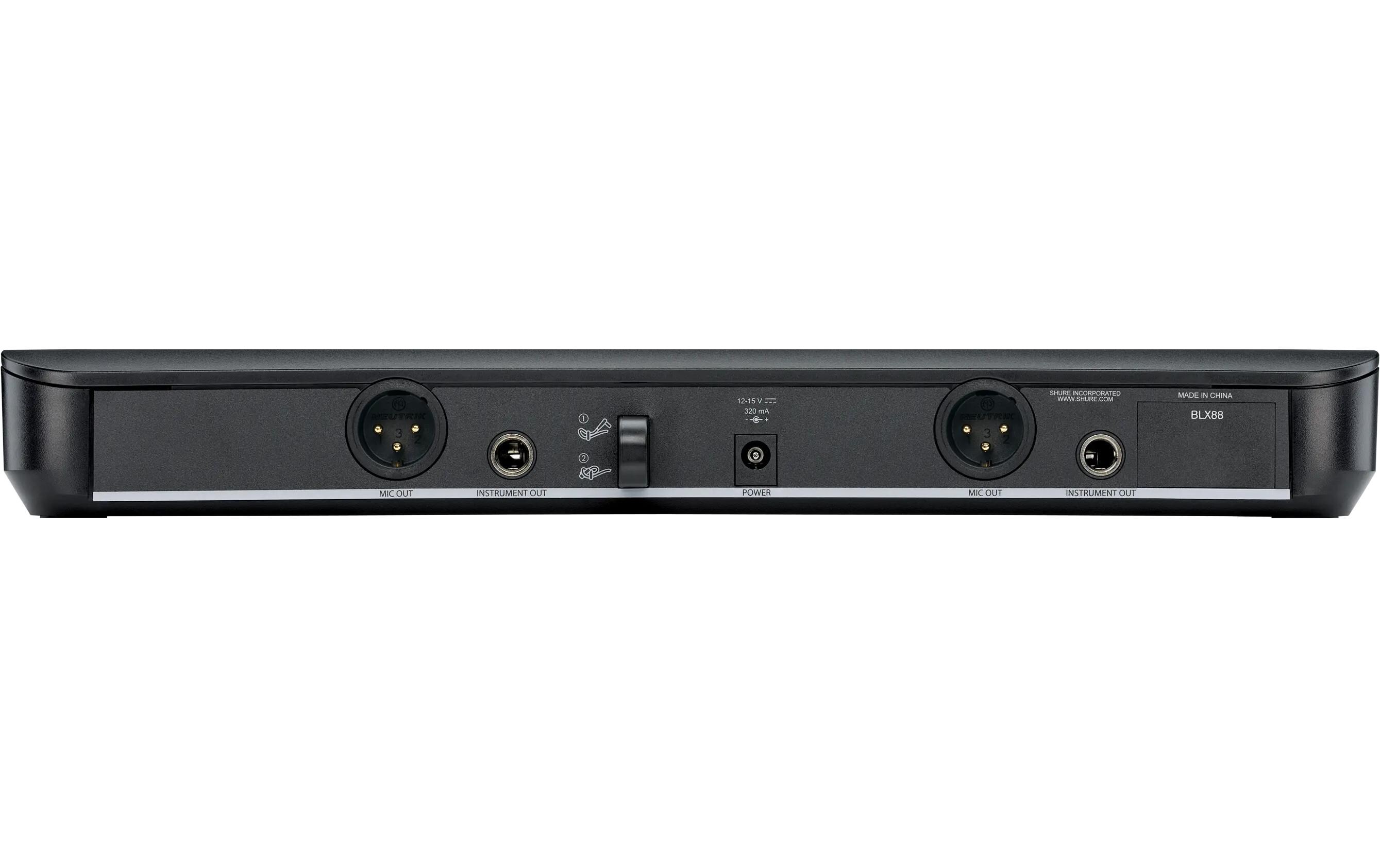 Drahtlossystem BLX1288/PGA31<br>BLX1288/PGA31 Combo Funksystem mit PG58 Mikrofon, PGA31 Headset und Doppelempfänger