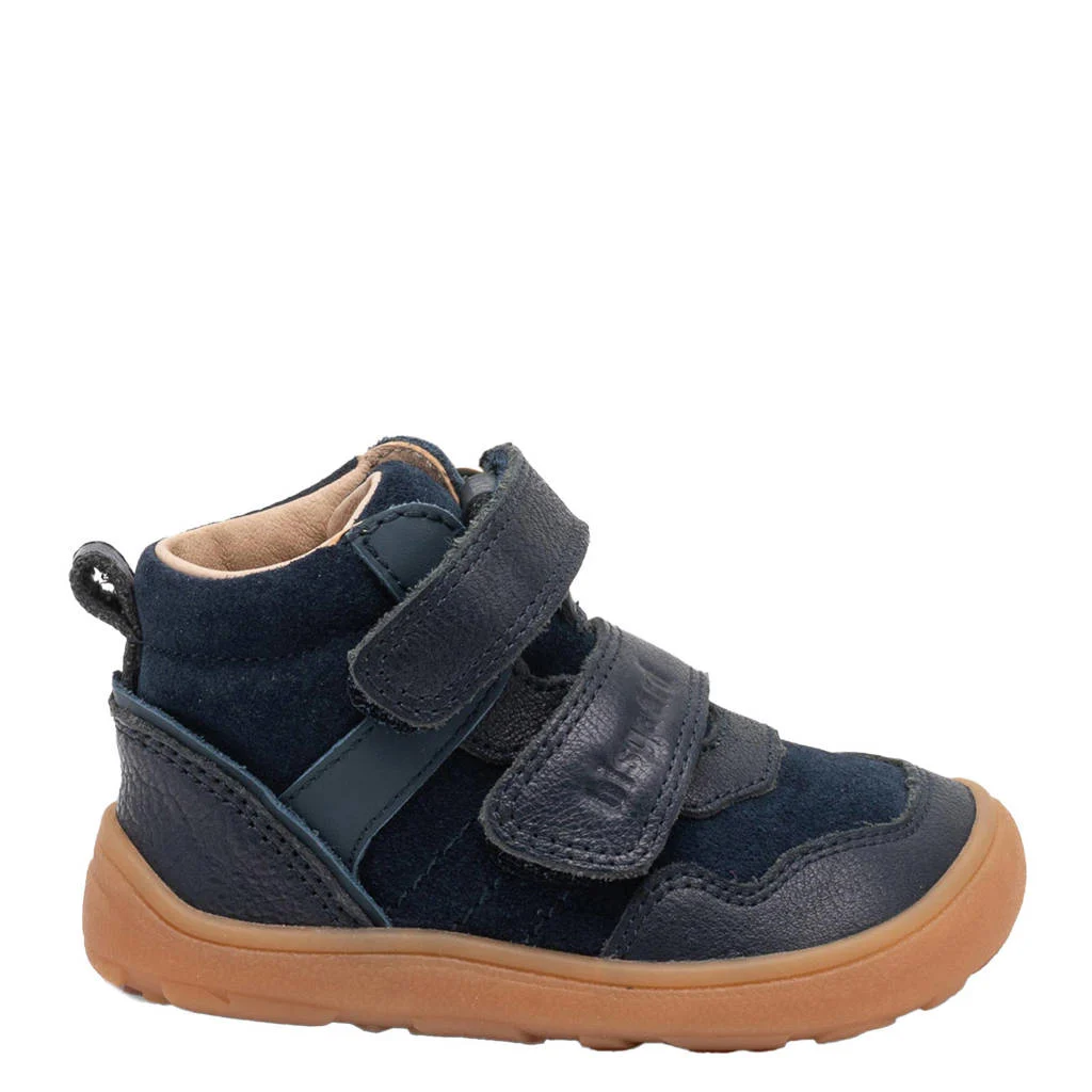 Bisgaard Barefootleren sneakers donkerblauw