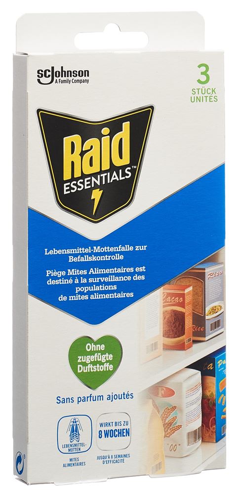 RAID Lebensmittel-Mottenfalle 3 Stk