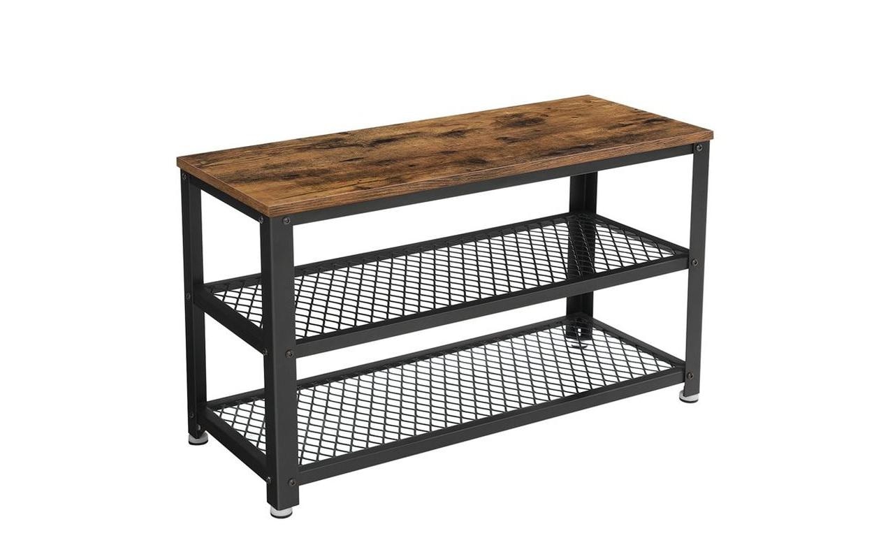 VASAGLE Schuhregal »aus Holz und Metall 73 x 45 cm«