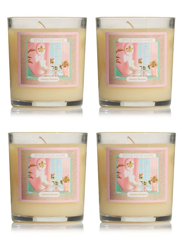 STYLE YOUR HOME Duftkerze, 4er-Set, je 170 g