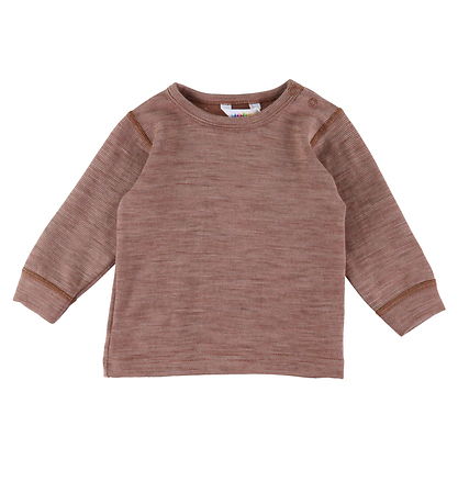 Joha Bluse - Wolle - Rust