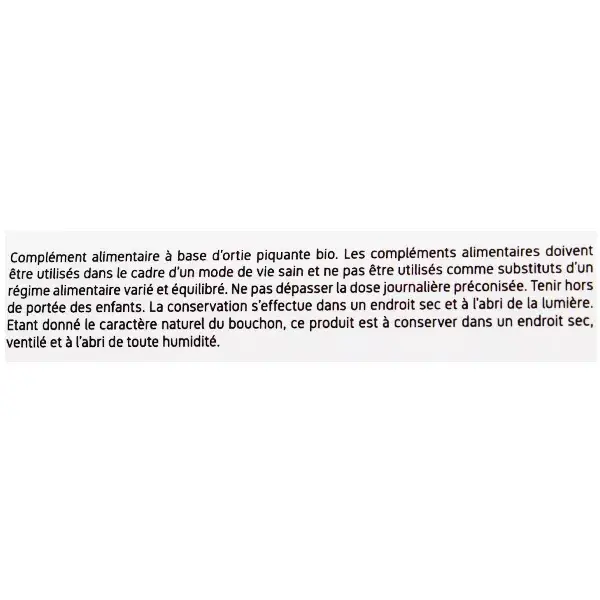 Nat & Form Cápsulas Vegetais de Raiz de Urtiga Orgânica e Ecológica - 200 unidades