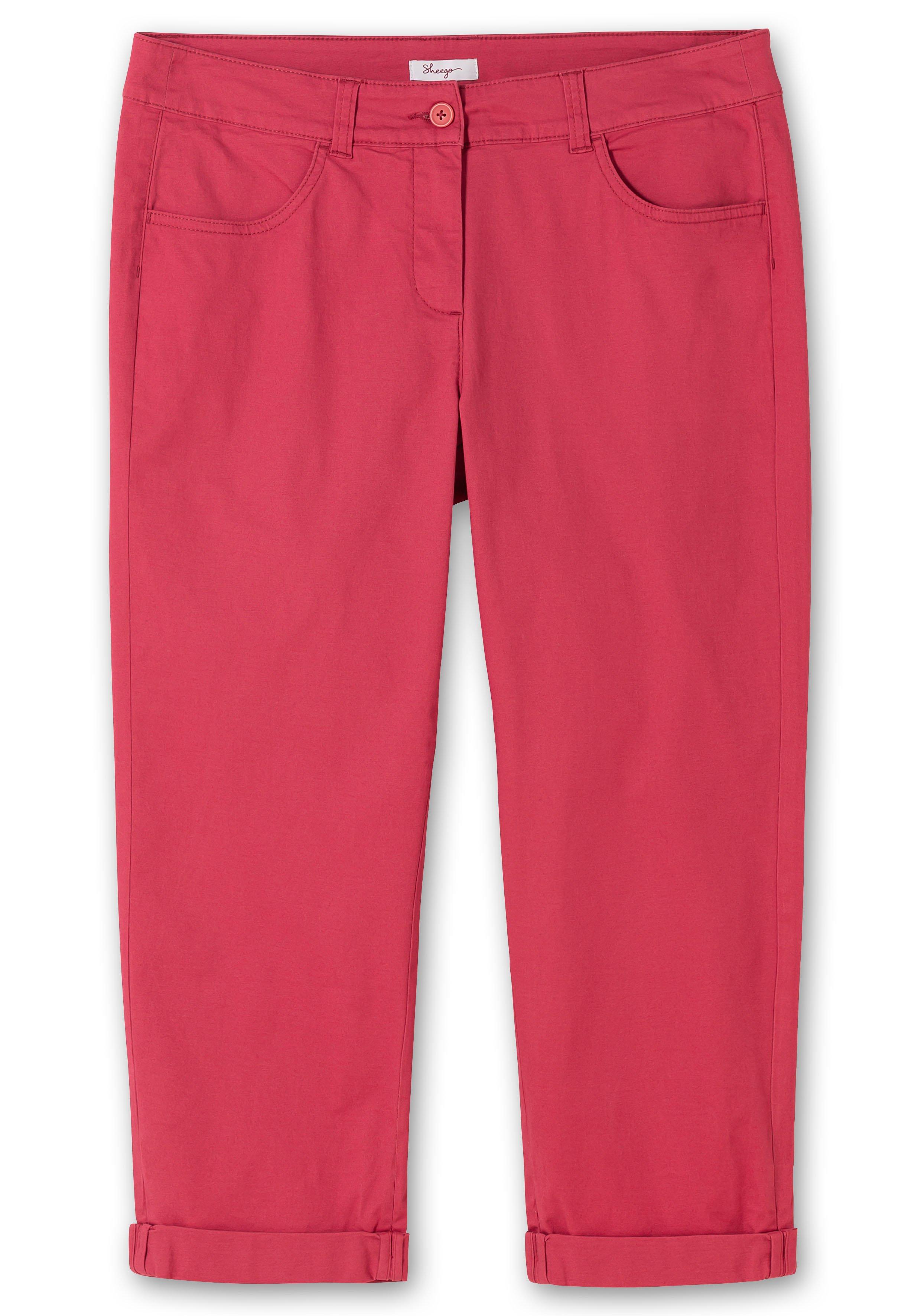 Schmale Stretch-Hose in 7/8-Länge