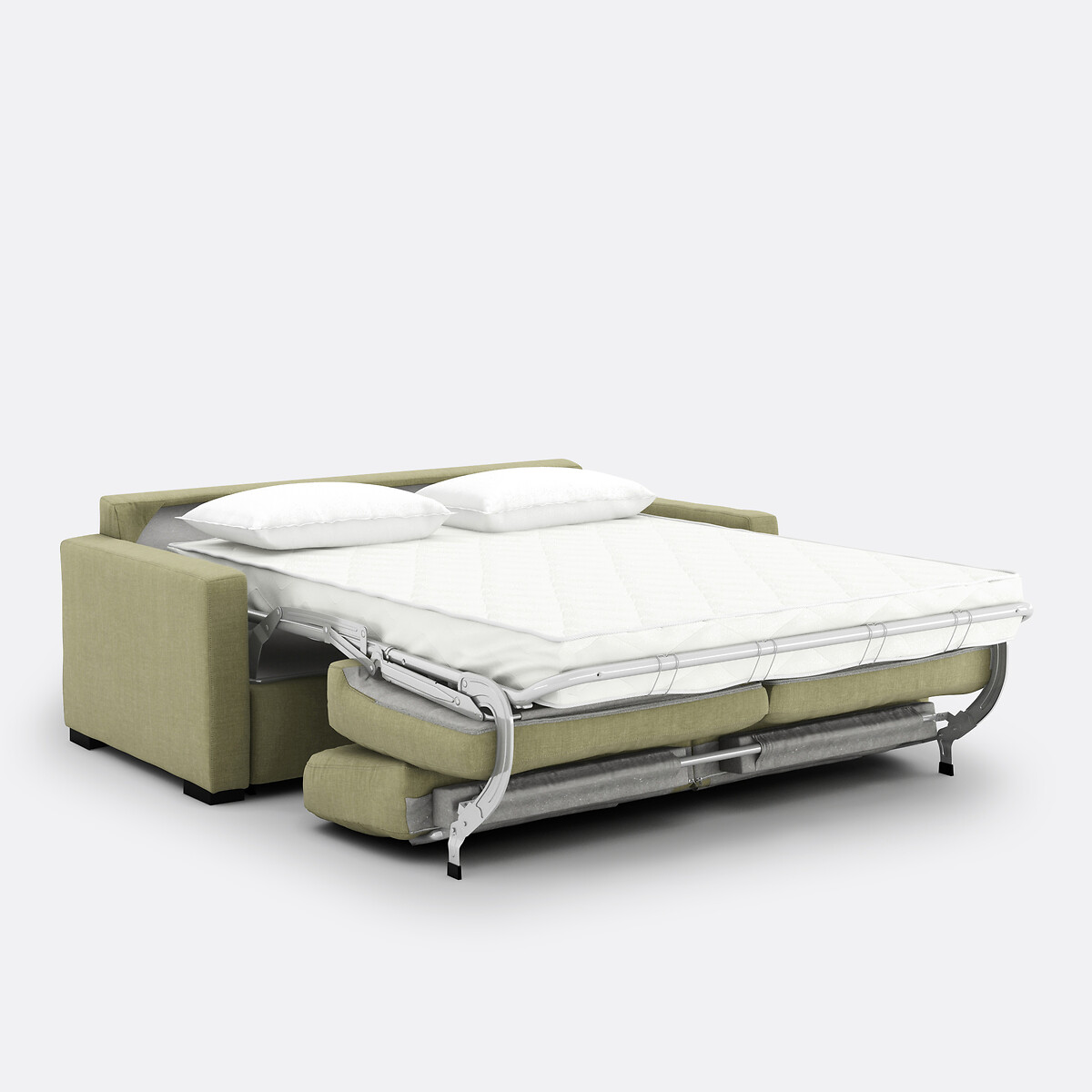 LA REDOUTE INTERIORS<br>Sofá cama algodão/linho, Bultex, Timor