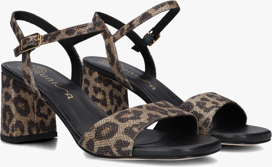 bruine unisa sandalen met hak moraty