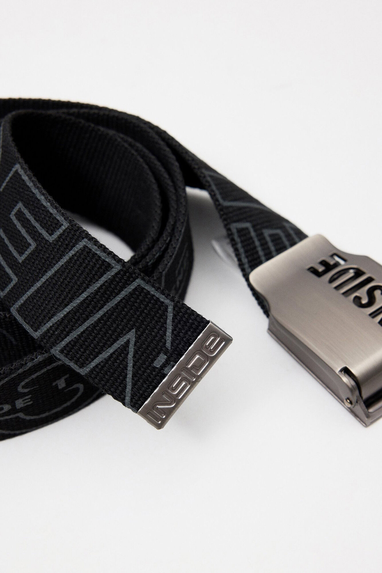 Cinto masculino de lona estampada