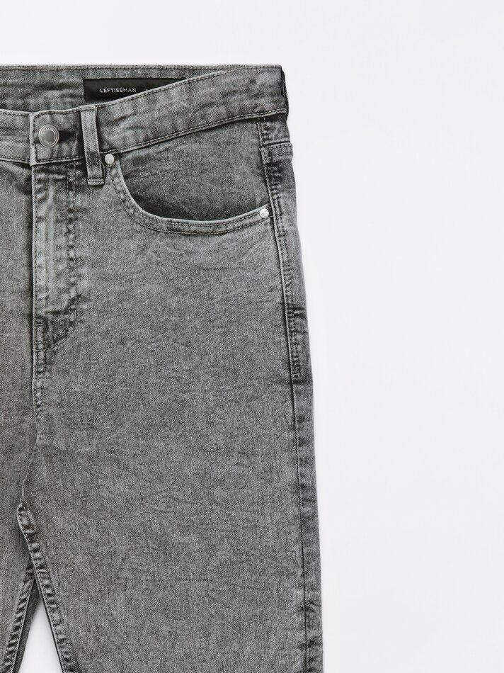 Calça jeans super skinny - Cinza claro